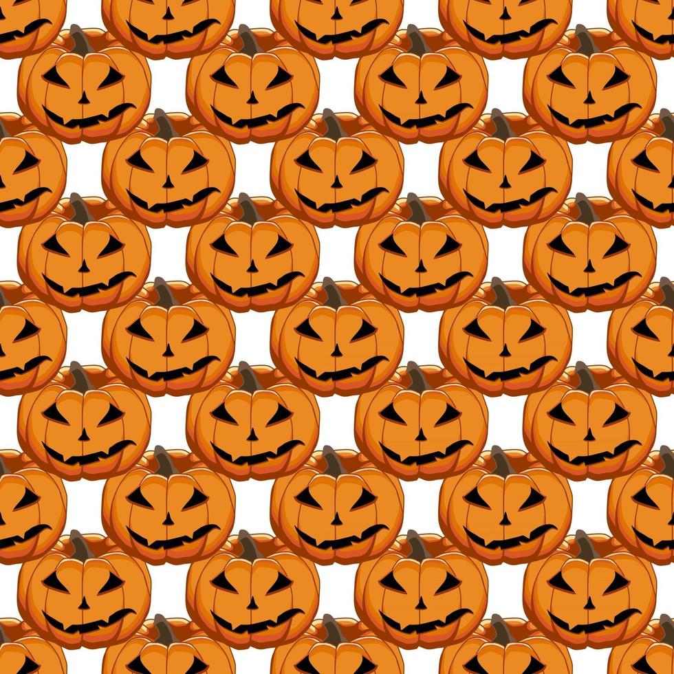 Illustration on theme big colored pattern Halloween vector