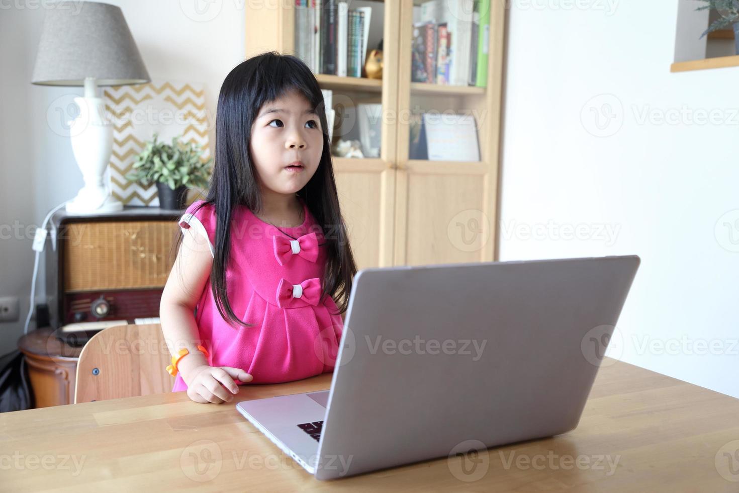 Kid with Laptop photo