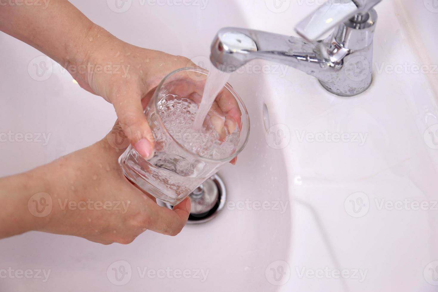 Drinking Tap Water photo