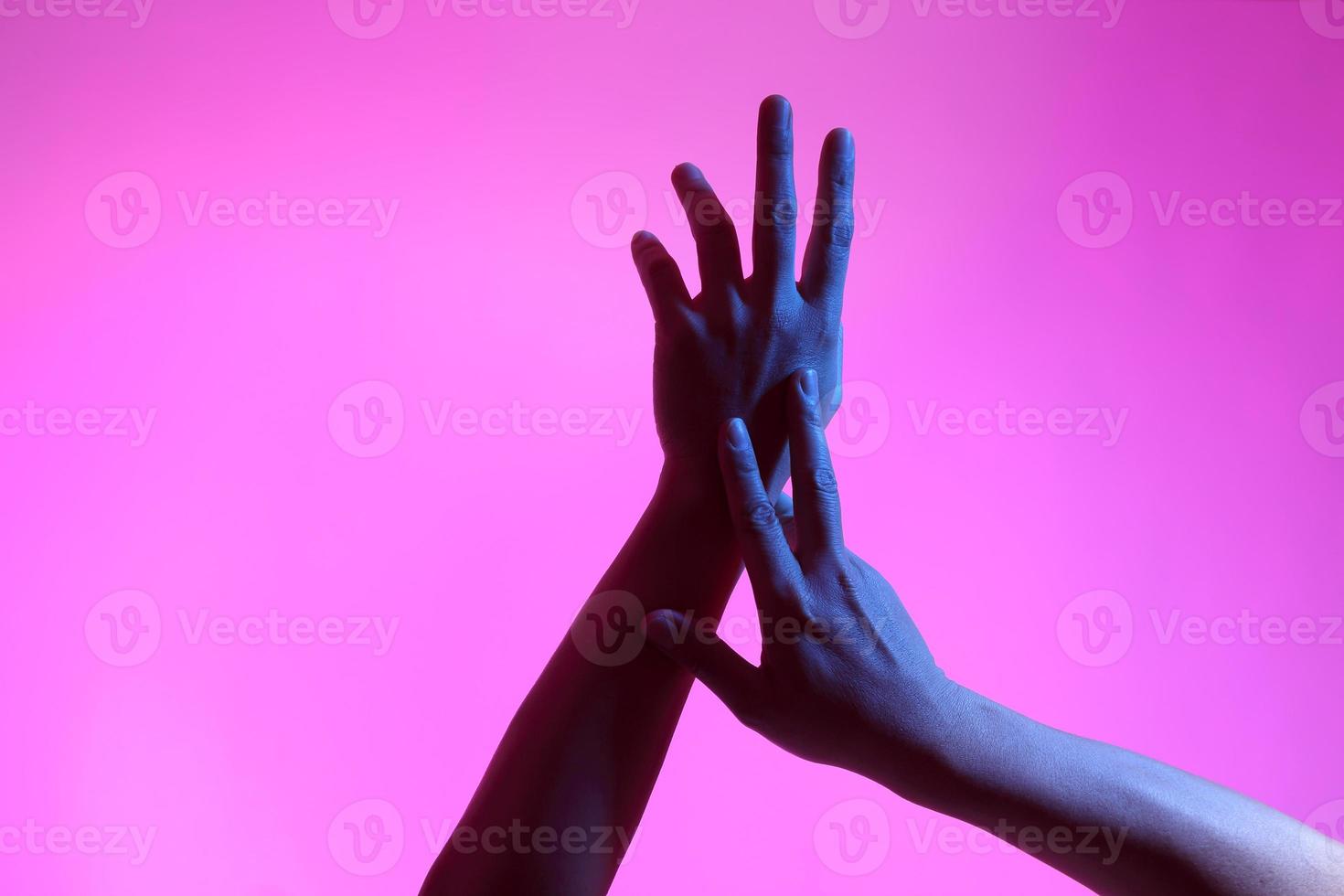 Hands in Vivid Light photo