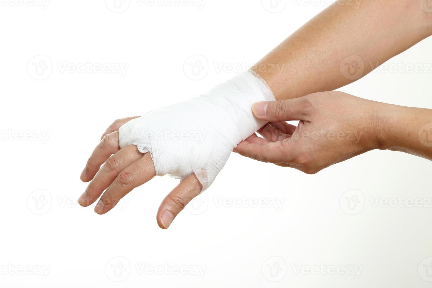 Hands with Bandage photo