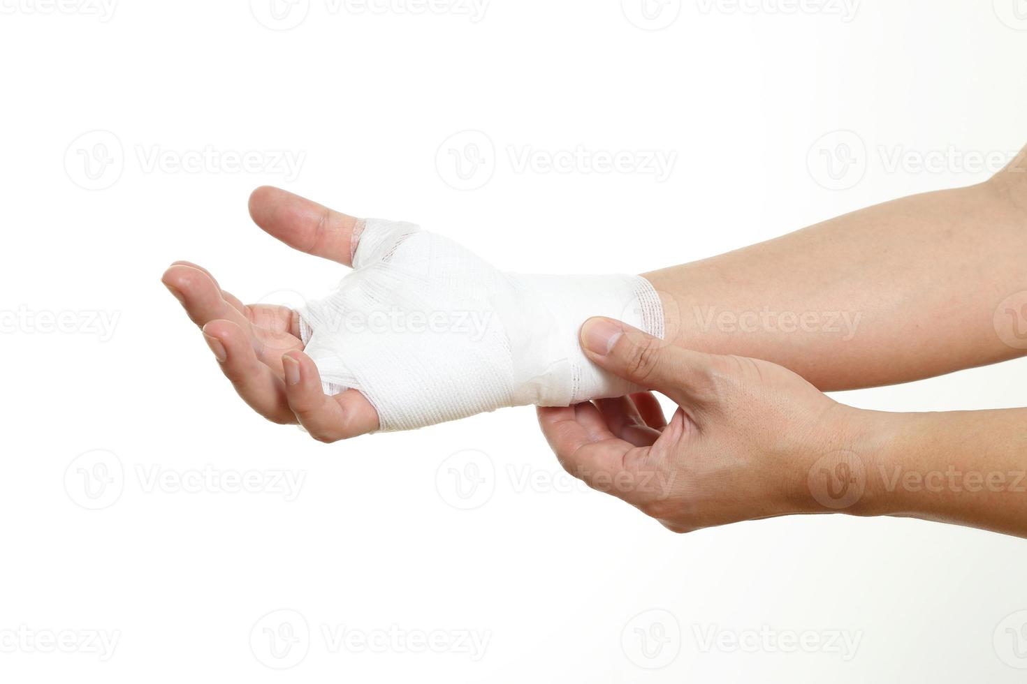 Hands with Bandage photo