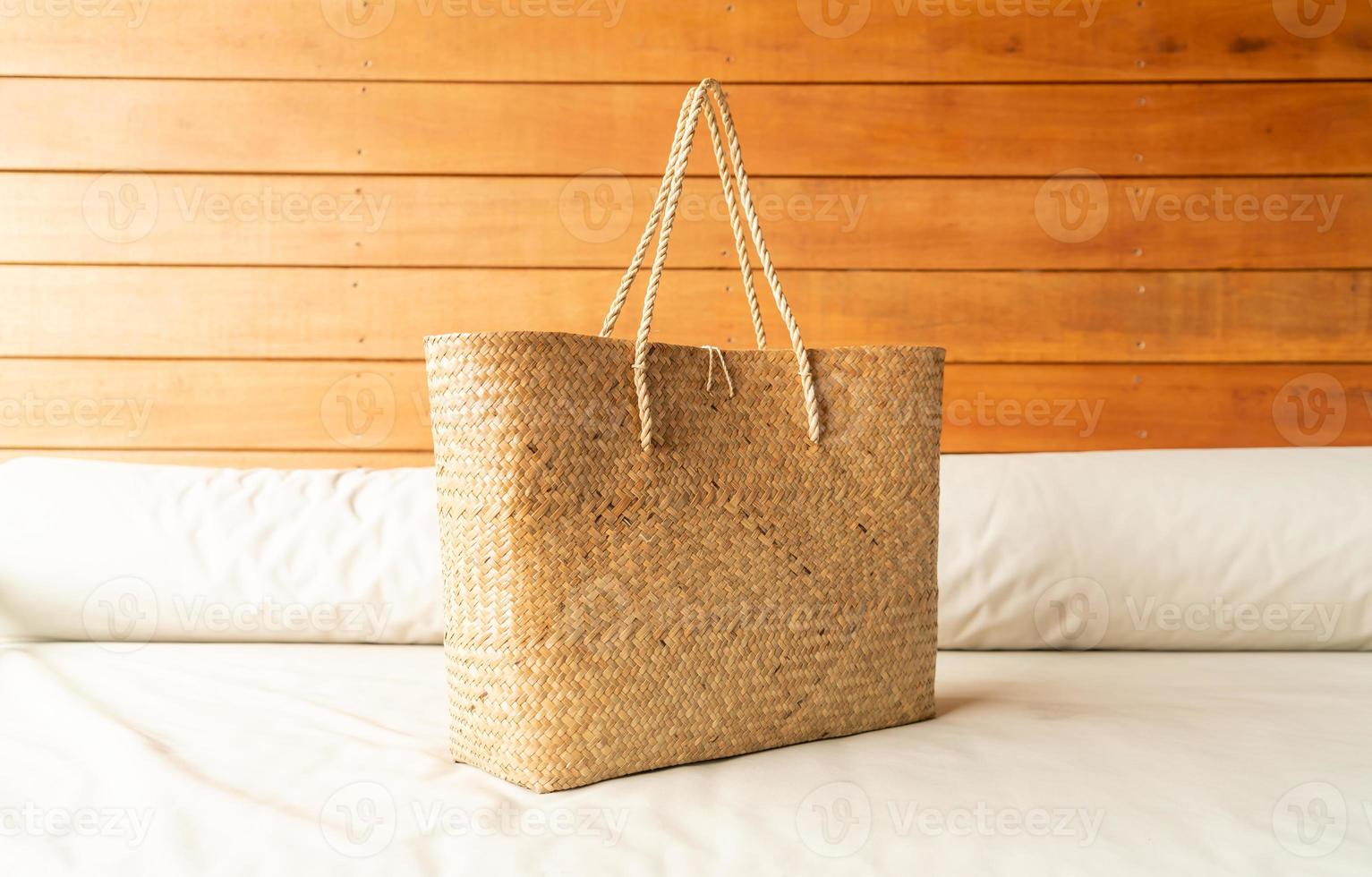 Beautiful woven bag - fashion style photo