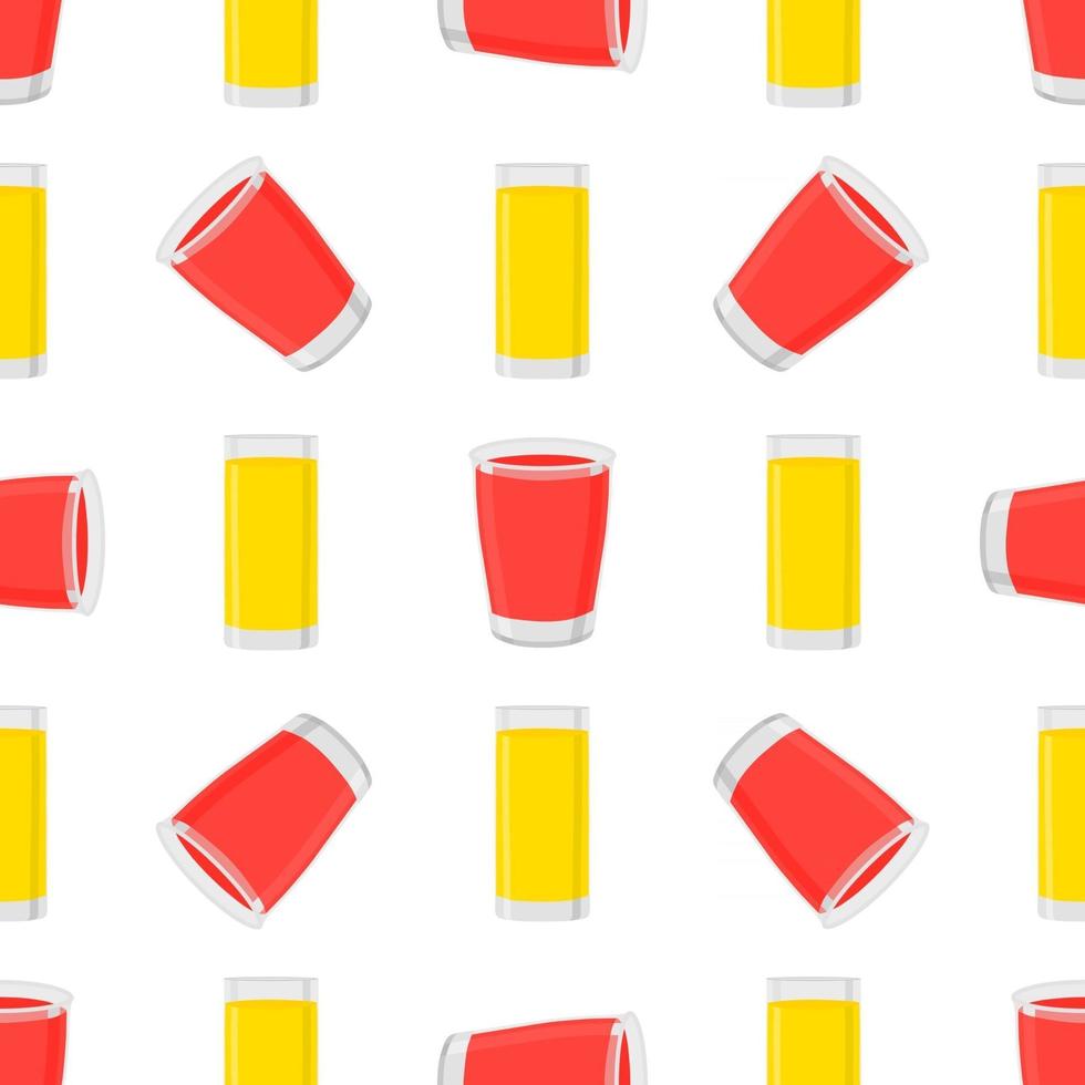 Illustration on theme big colored lemonade in glass cup vector