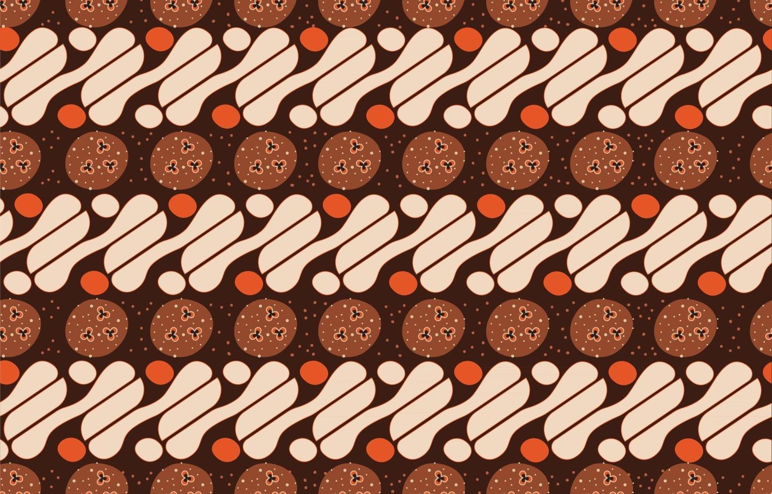 Batik Parang Seamless Pattern vector