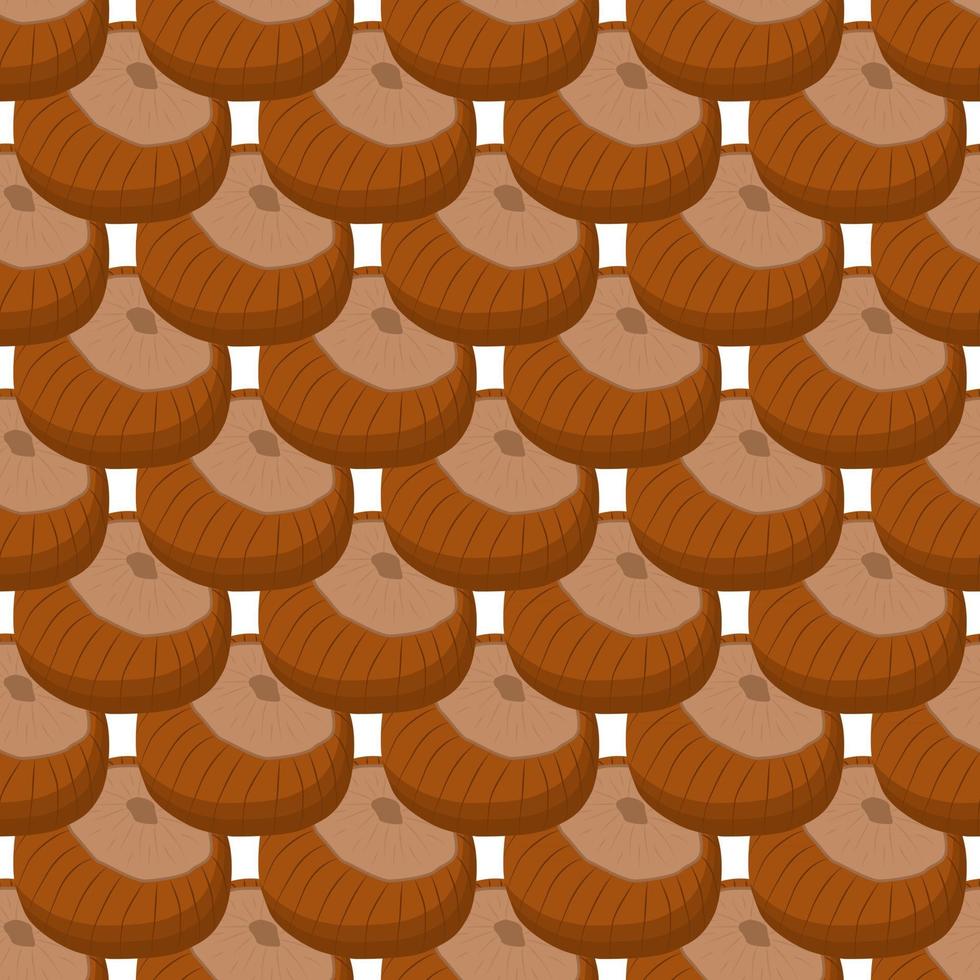 Illustration on theme big pattern identical types hazelnut vector