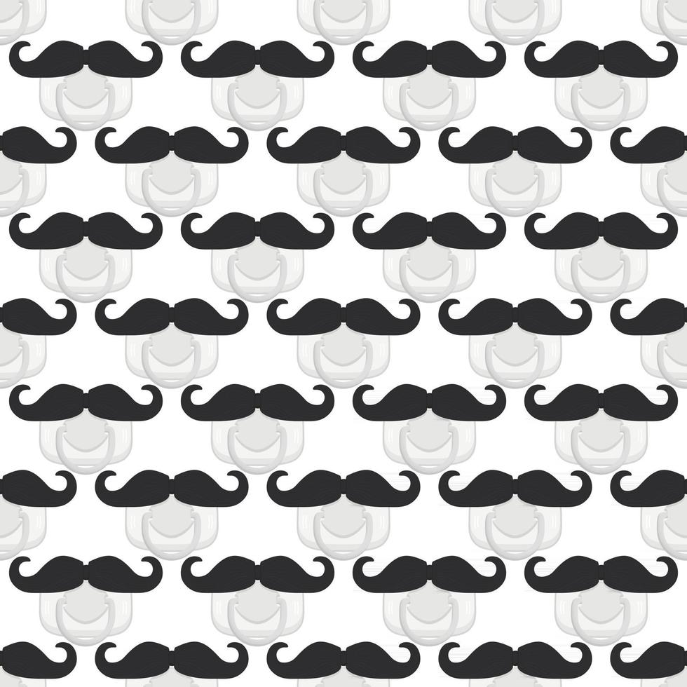 Illustration on theme seamless pattern baby pacifiers vector