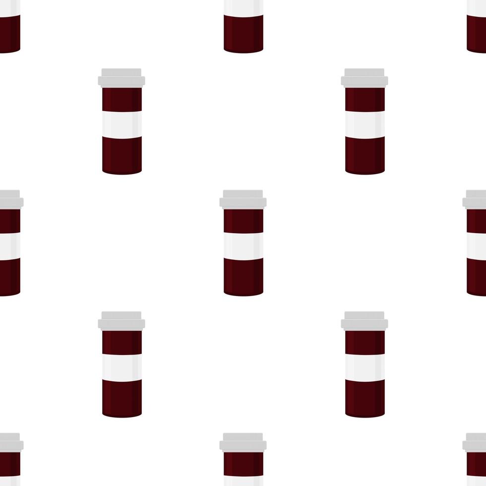 big colored set different types of pills inside close jar vector