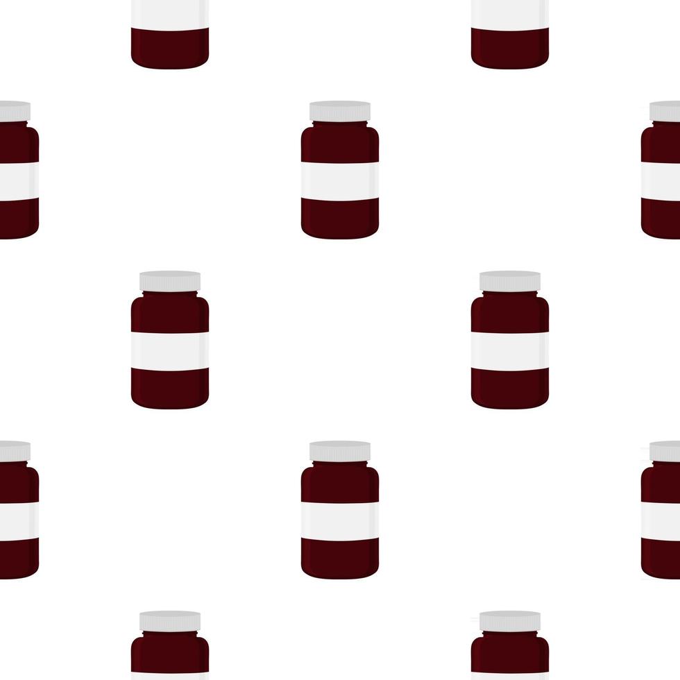 big colored set different types of pills inside close jar vector