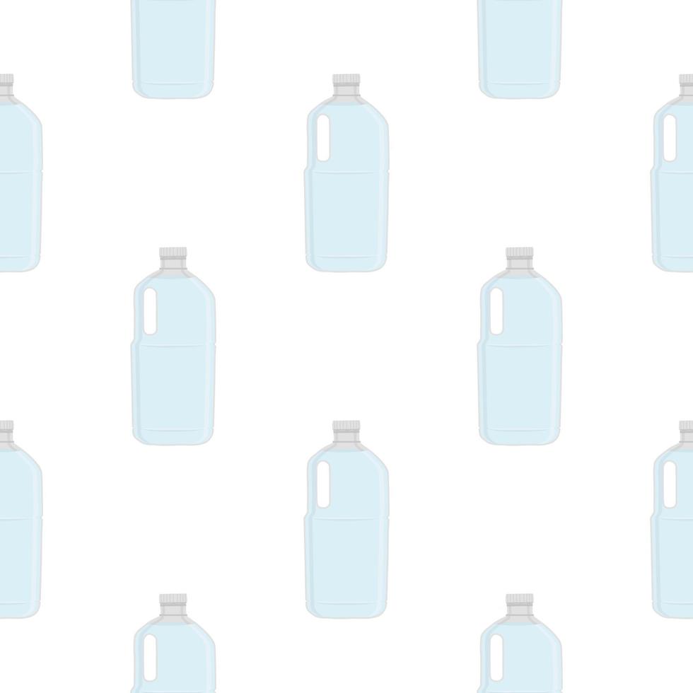 Illustration on theme set identical types plastic bottles vector