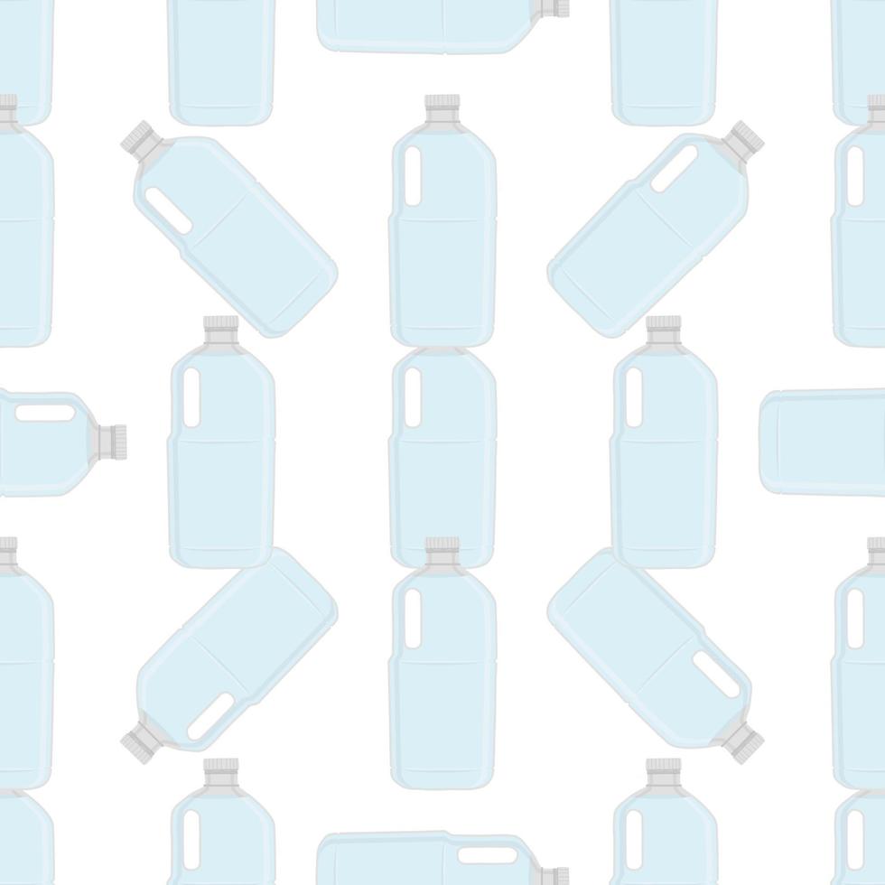 Ilustración sobre el tema establece tipos idénticos de botellas de plástico vector