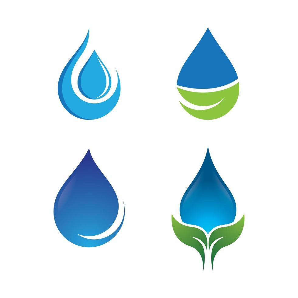 Water drop logo images vector