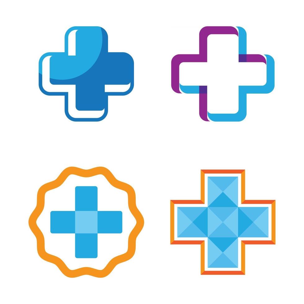 Medical care logo images vector