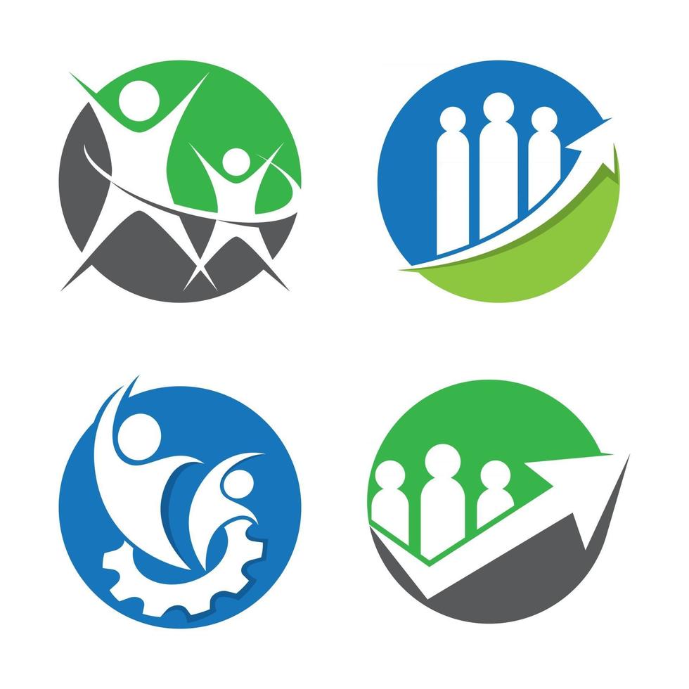 Business teamwork logo images illustration vector