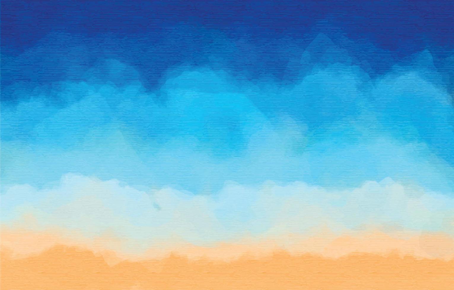 Beach Watercolor Texture vector