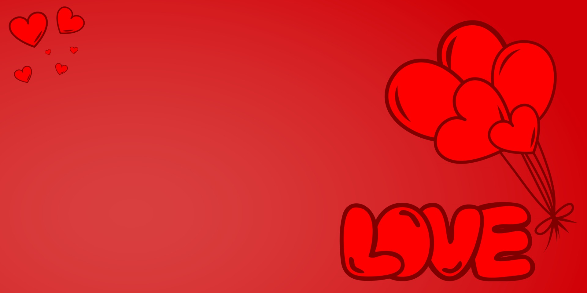 Love balloons background 2996298 Vector Art at Vecteezy