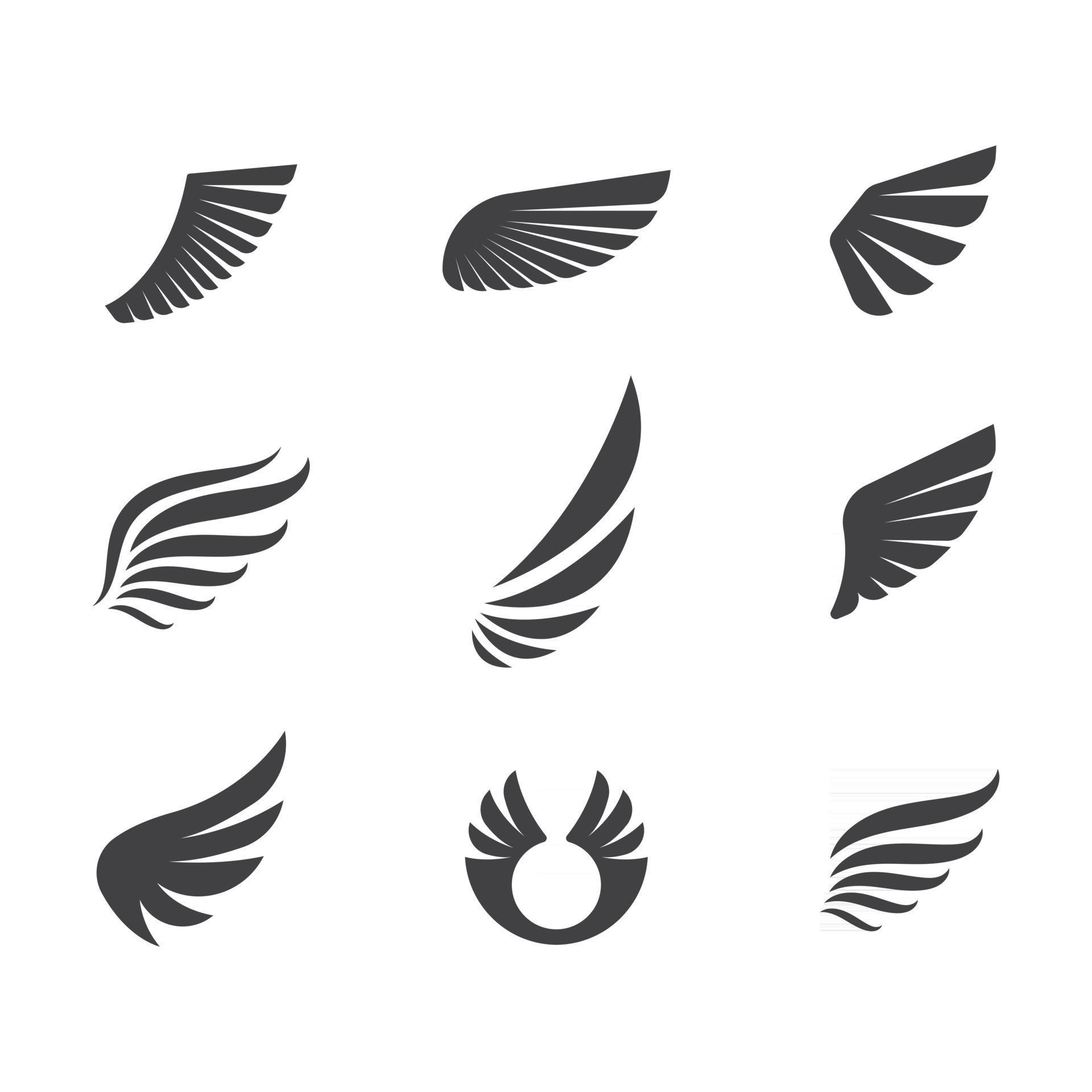 wings logo symbol icon vector illustration 2996347 Vector Art at Vecteezy