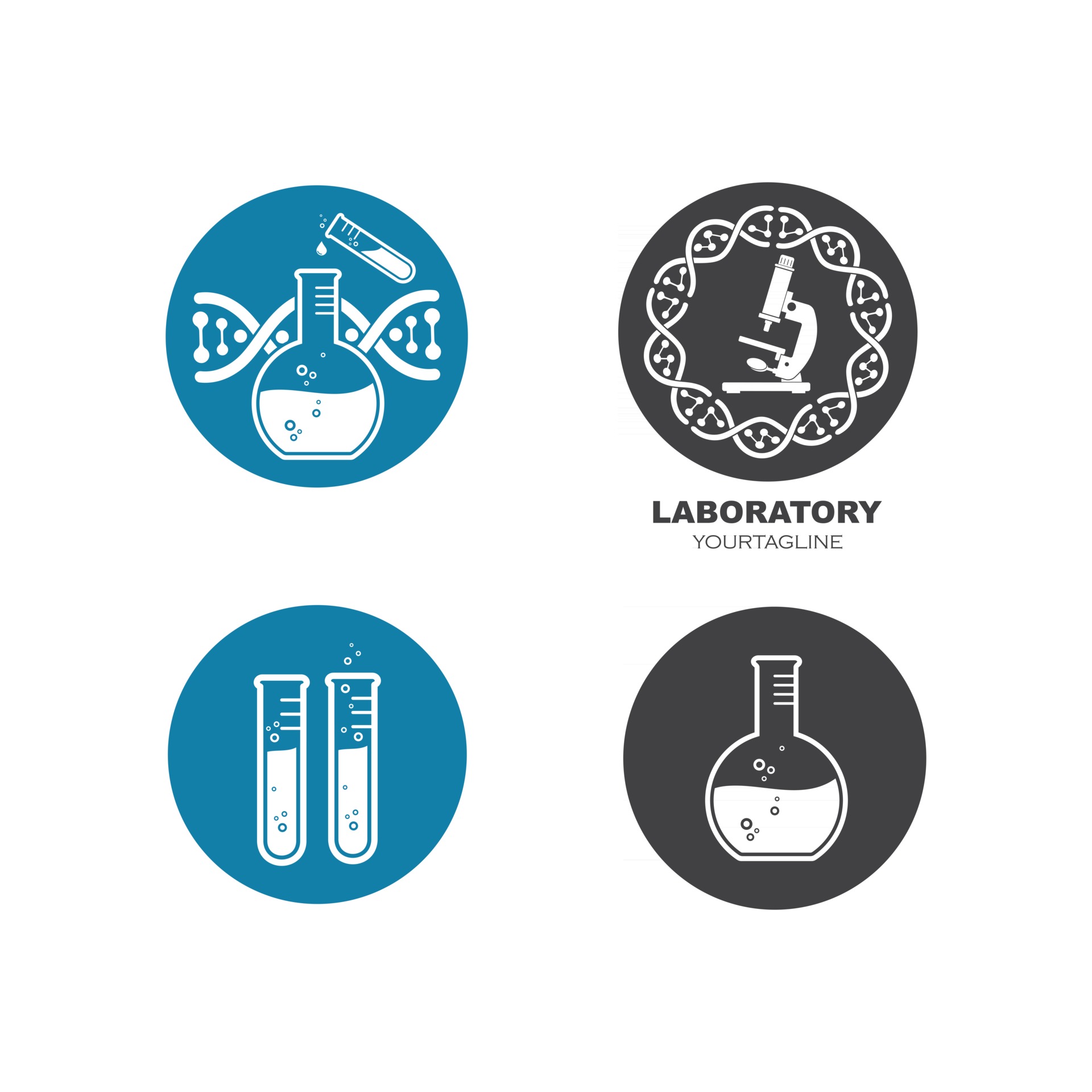 laboratory icon logo vector illustration design 2996362 Vector Art at