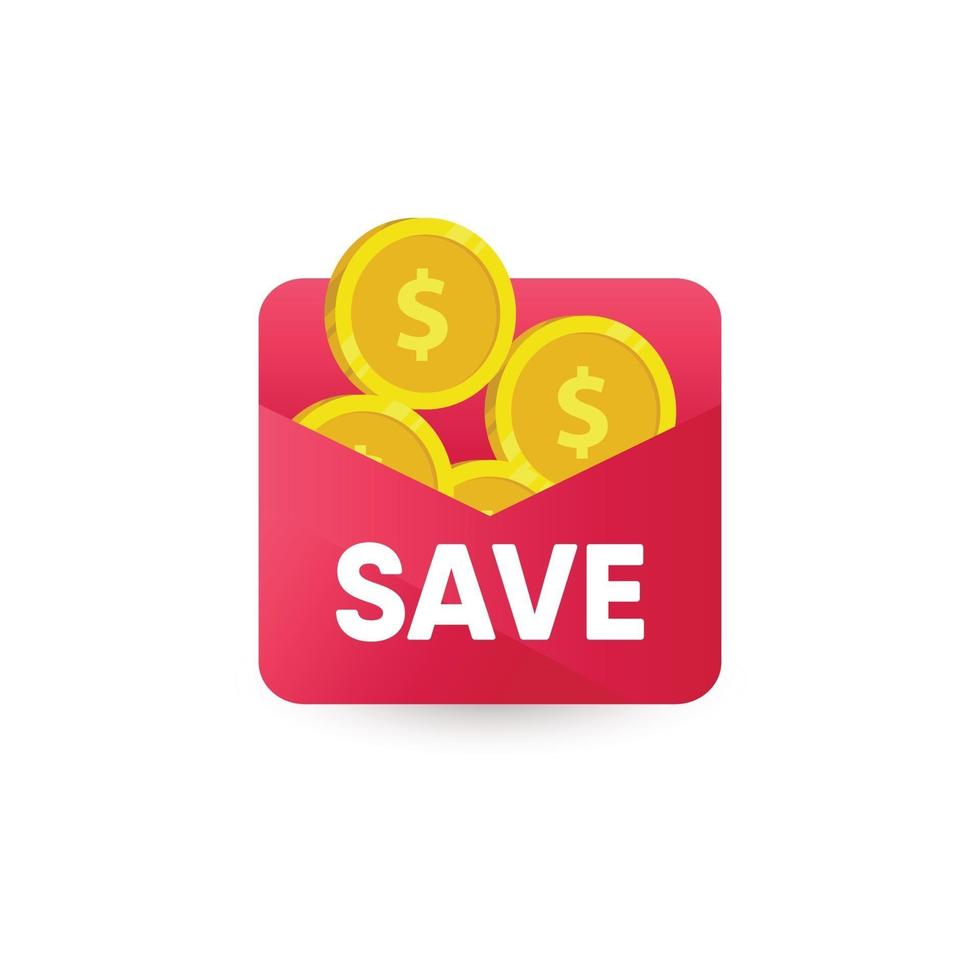 a pile of coins vector template.