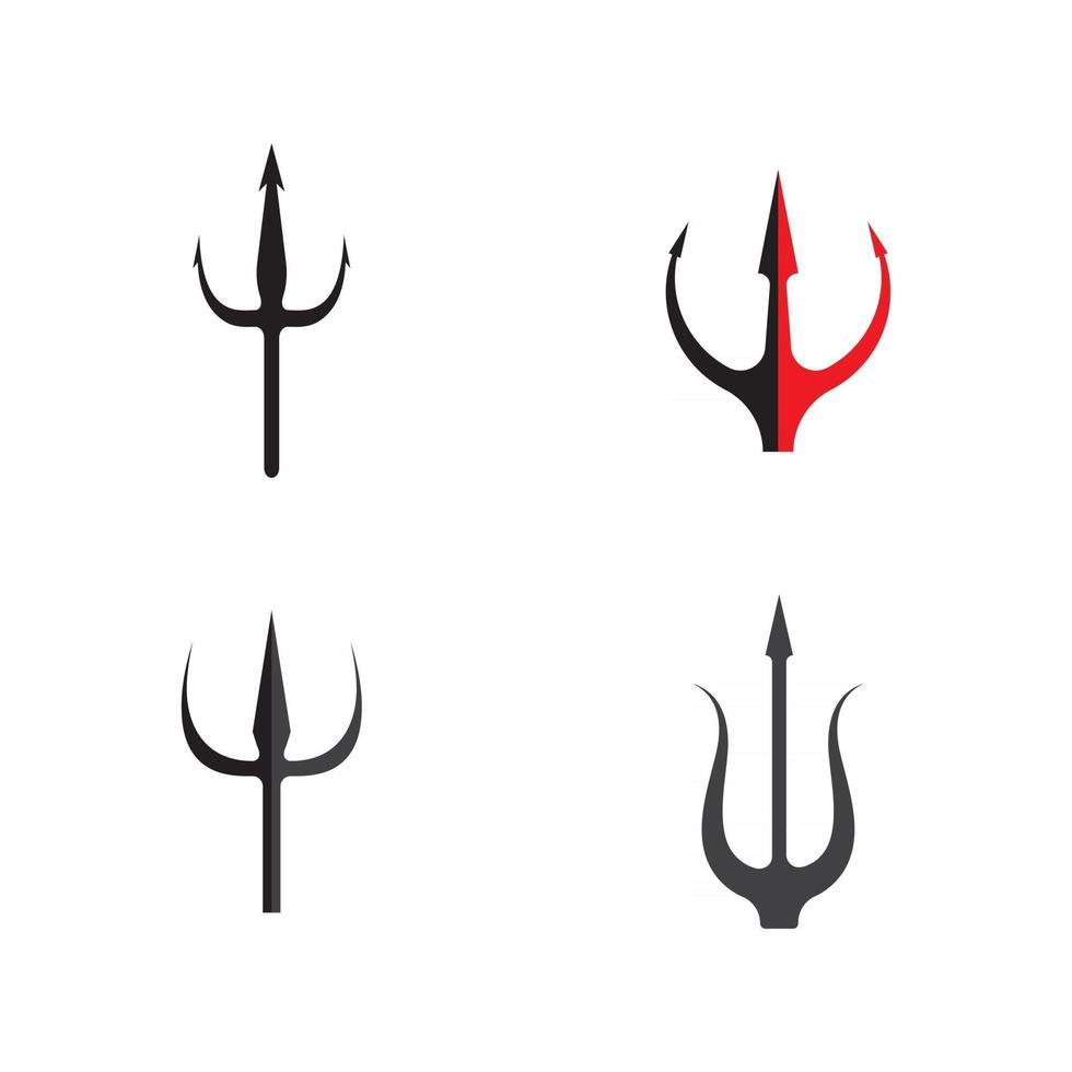 Trident Logo Template vector