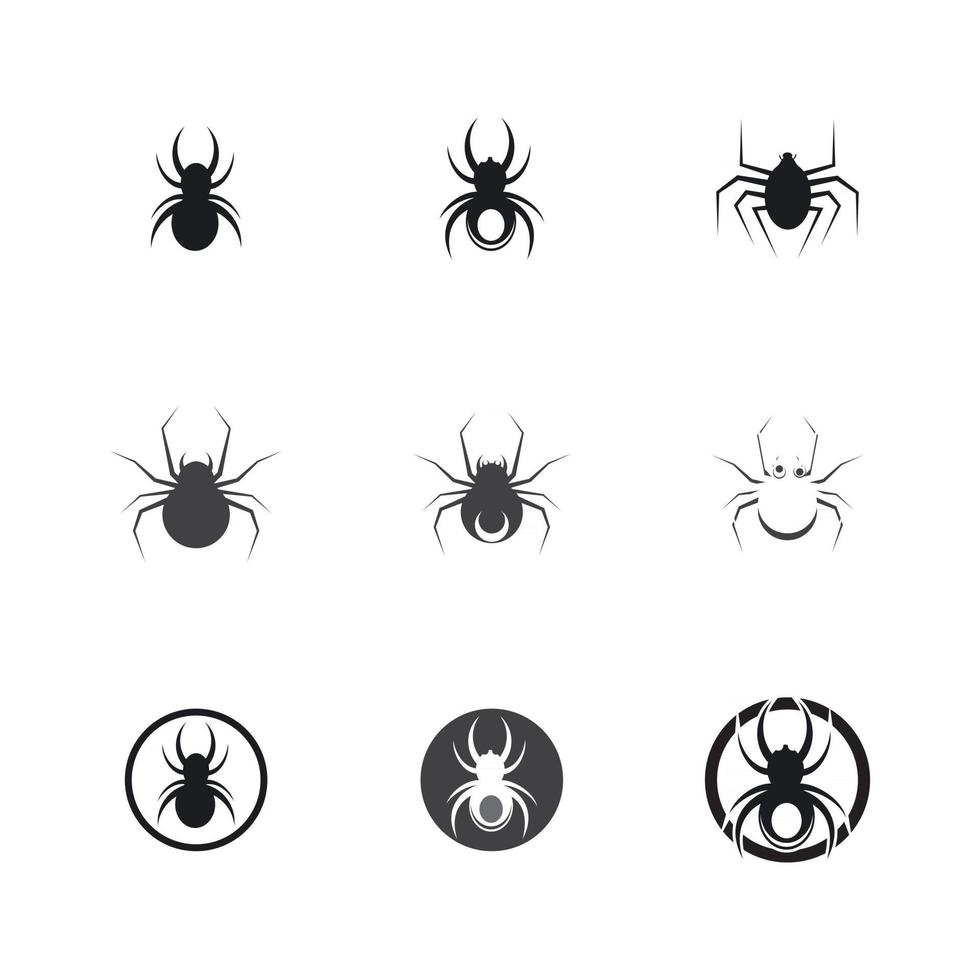 spider ilustration logo vector