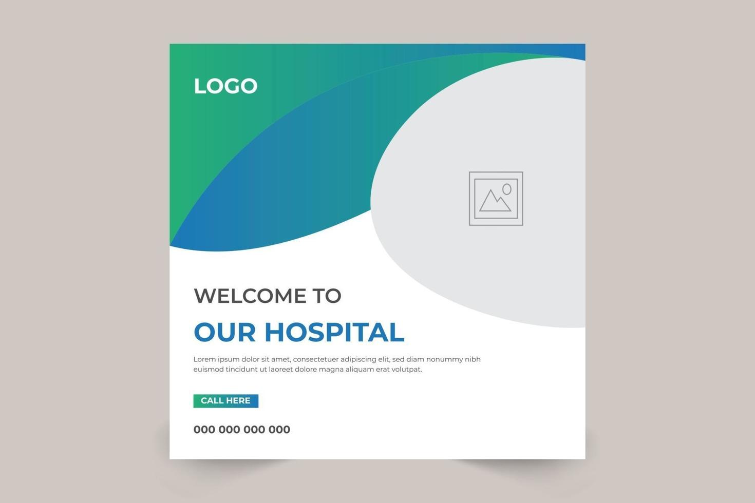 Creative Style Medical Banner Design For Your Promotion vector