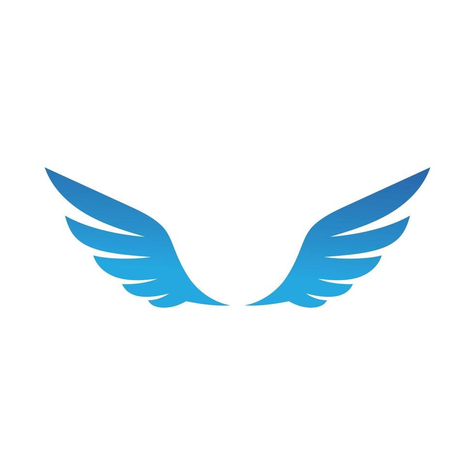 Falcon Wing Logo  vector icon design template