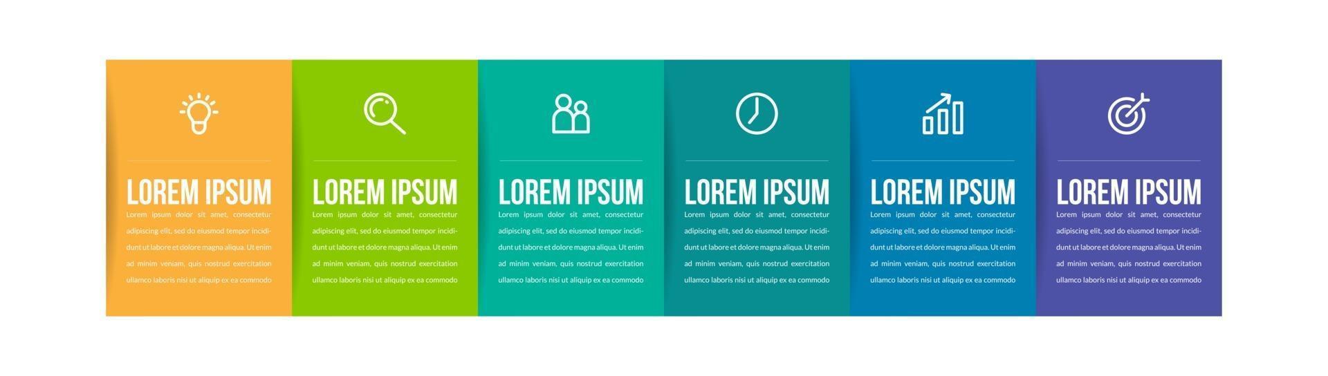 Infographics for Business Concept vector