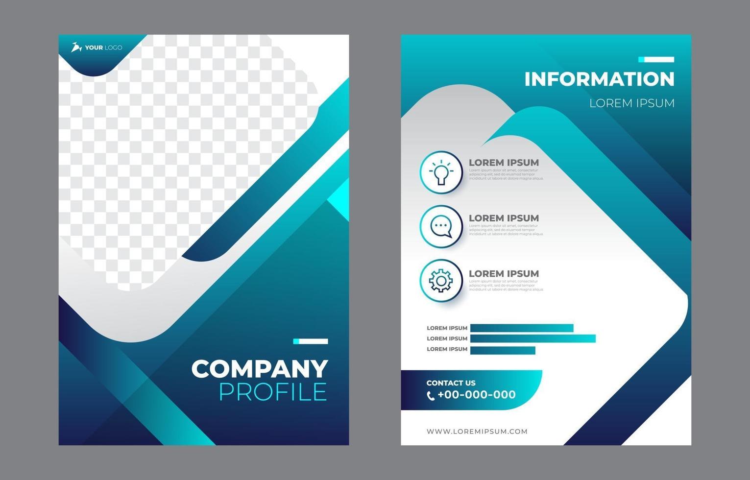 Company Profile Template vector