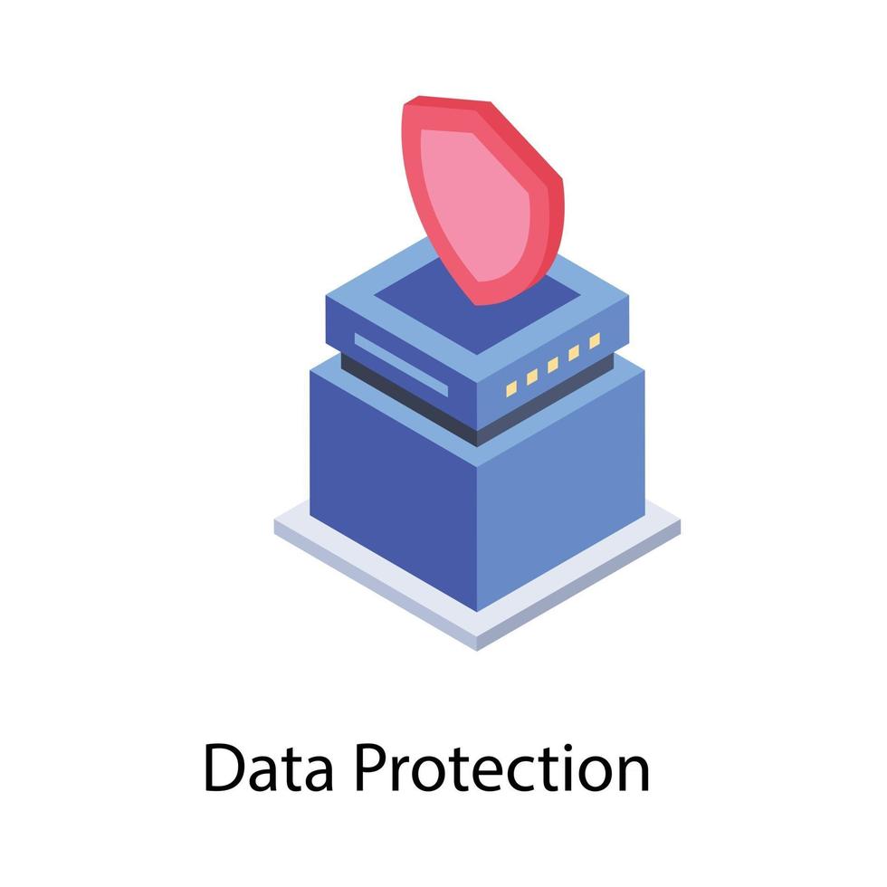 Data Protection Concepts vector