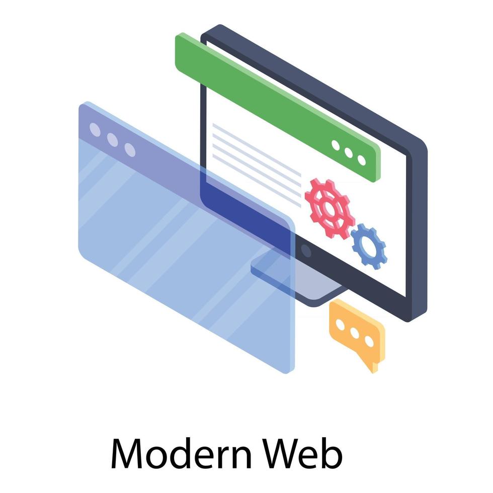 Web Development Concepts vector