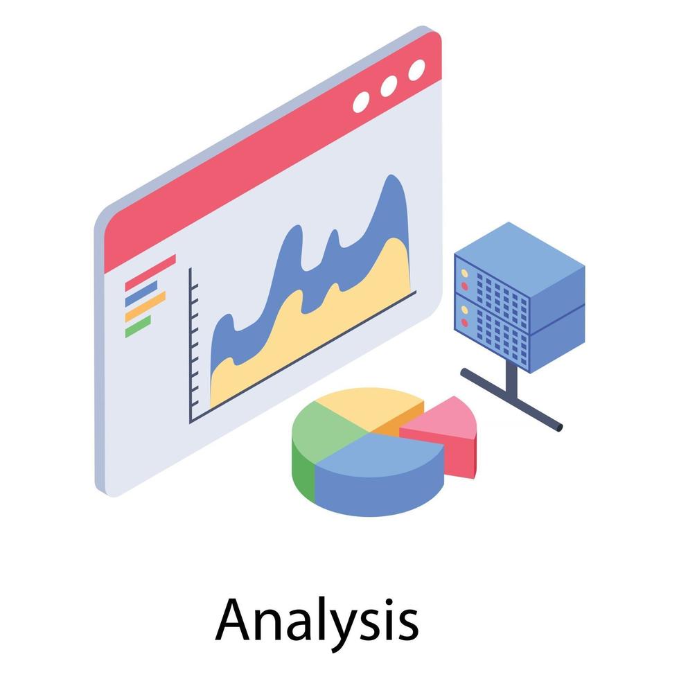 Web Analysis Concepts vector