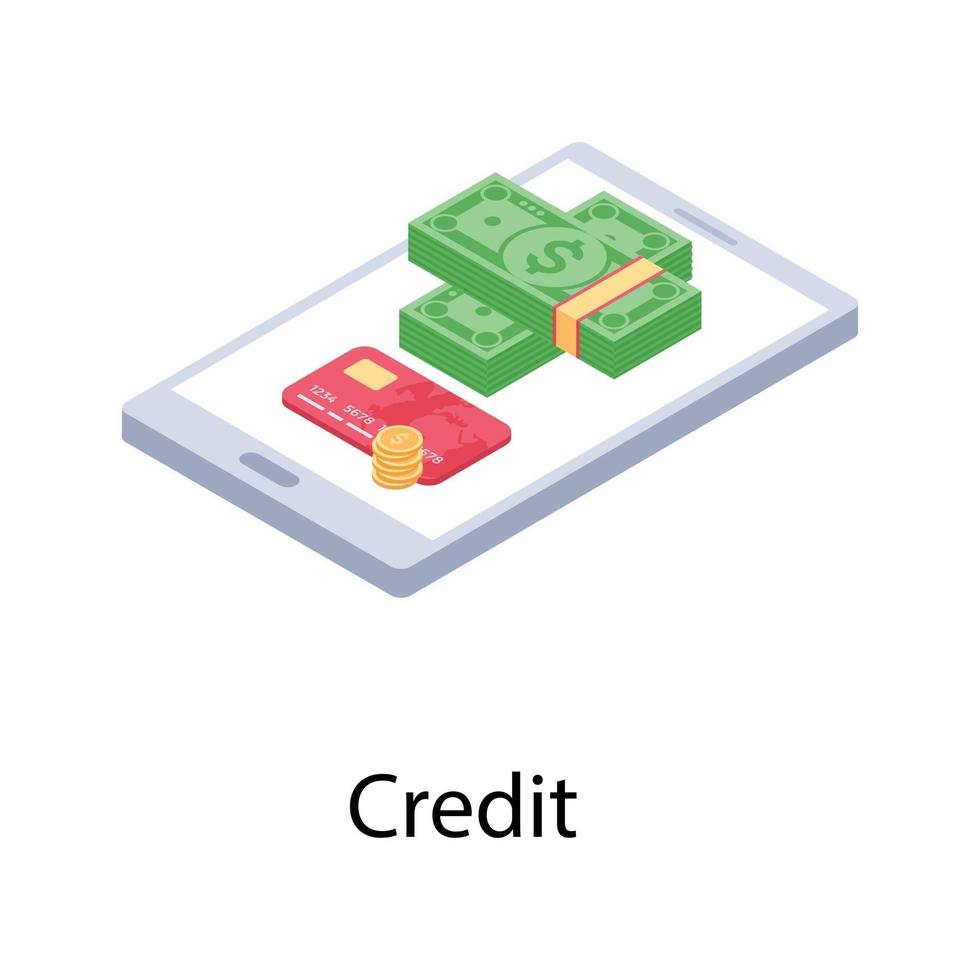 Online Deposit Concepts vector