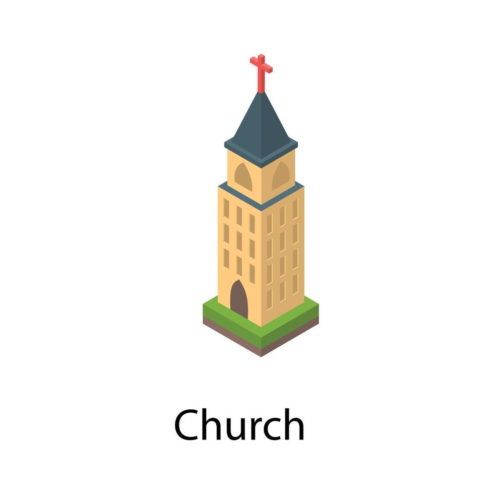 conceptos de la iglesia de tendencia vector