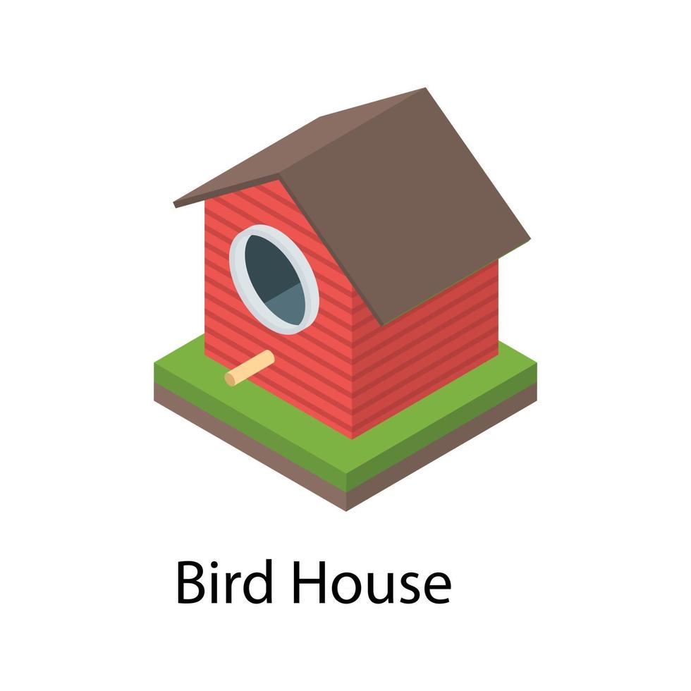 conceptos de la casa del pájaro vector