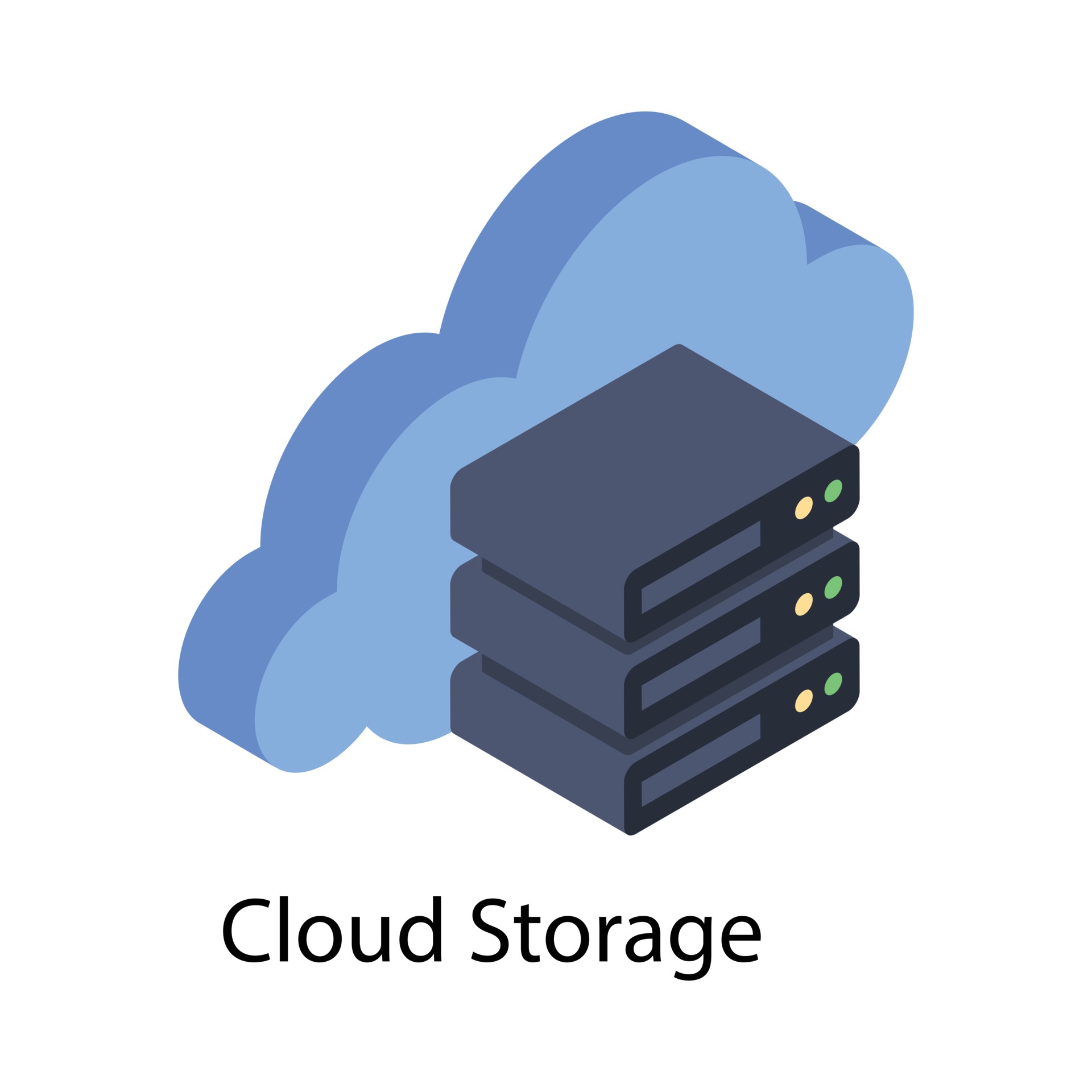 Cloud Storage Concepts 2999057 Vector Art at Vecteezy