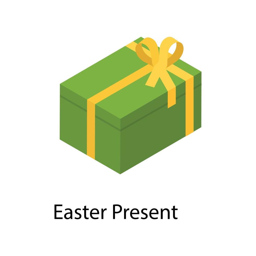 conceptos de regalo de pascua vector