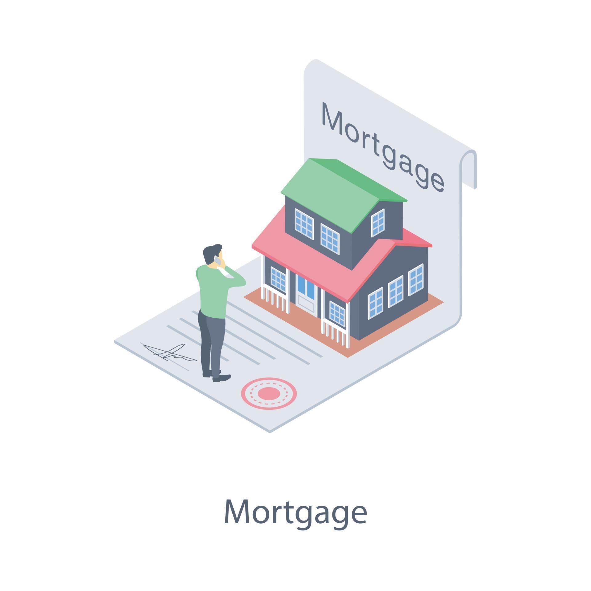 Mortgage Loan Concepts 2999226 Vector Art at Vecteezy