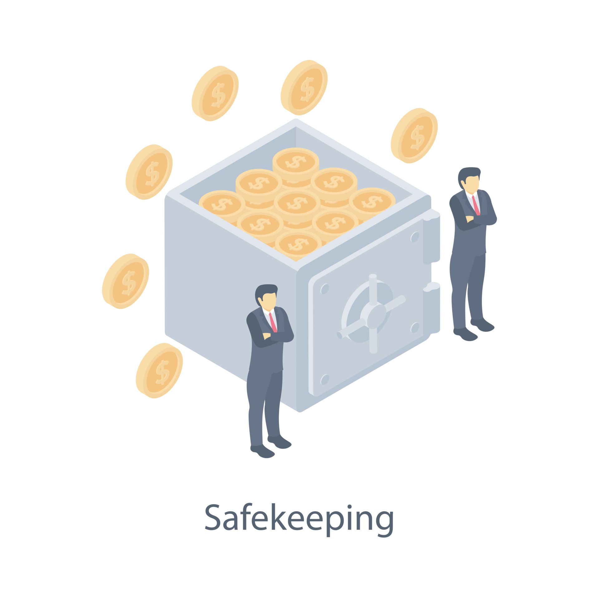 Bank Safekeeping Vault 2999229 Vector Art at Vecteezy