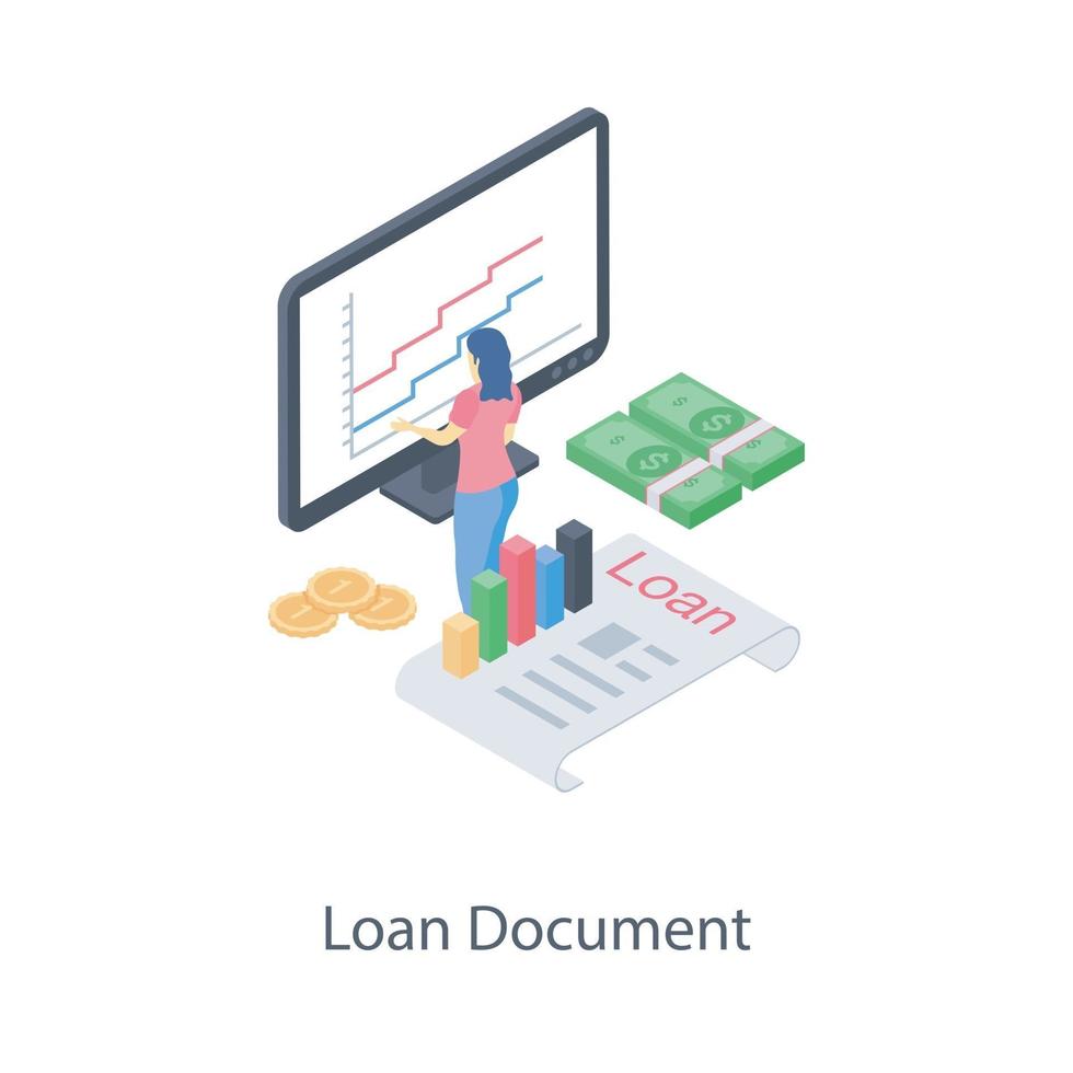 Loan Document Concepts 2999233 Vector Art at Vecteezy