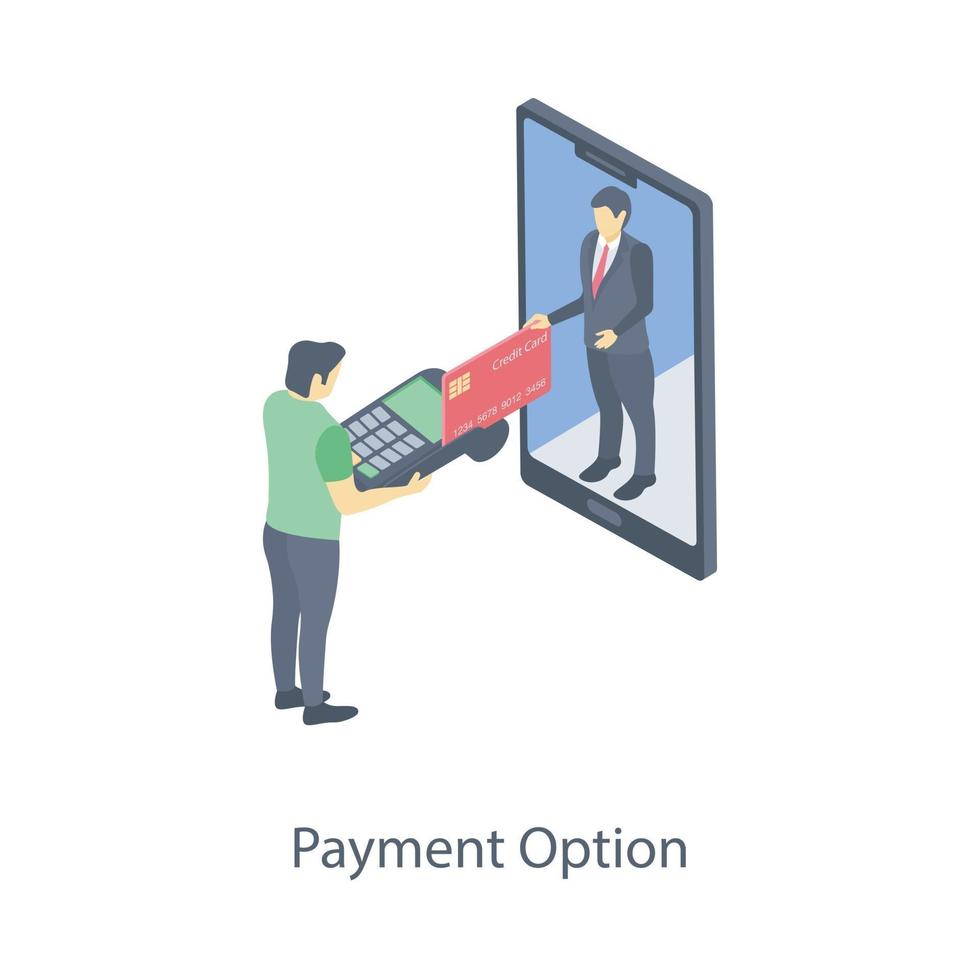 Payment Option Concepts vector