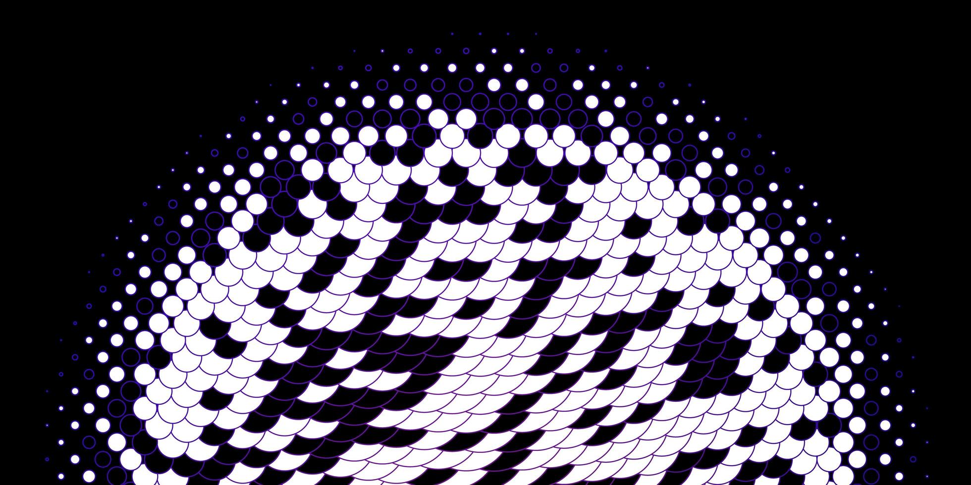 Light Purple vector background with bubbles.
