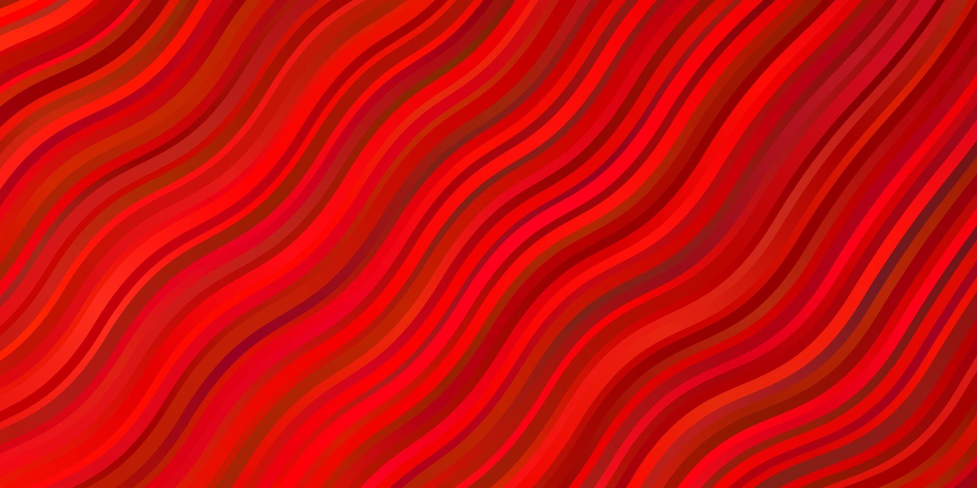 Light Red vector texture with curves.