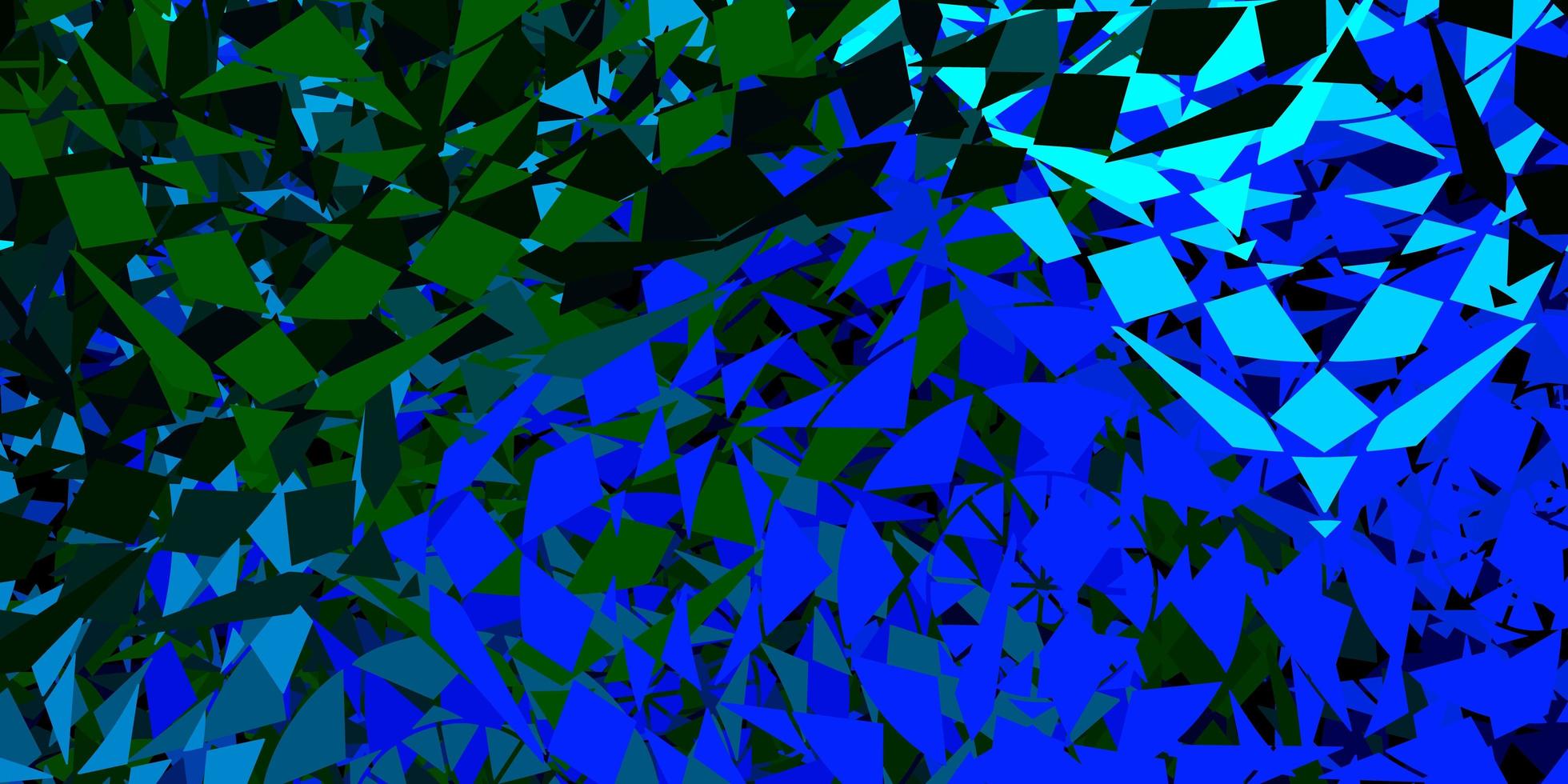 Dark blue vector texture with triangular style.
