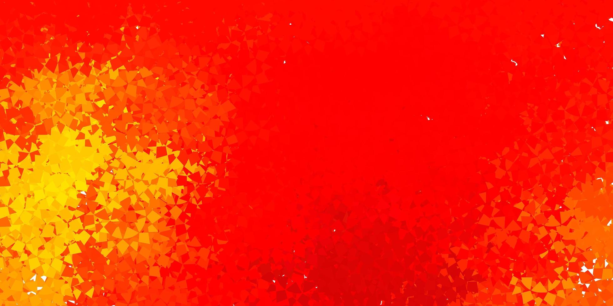Light orange vector template with triangle shapes.