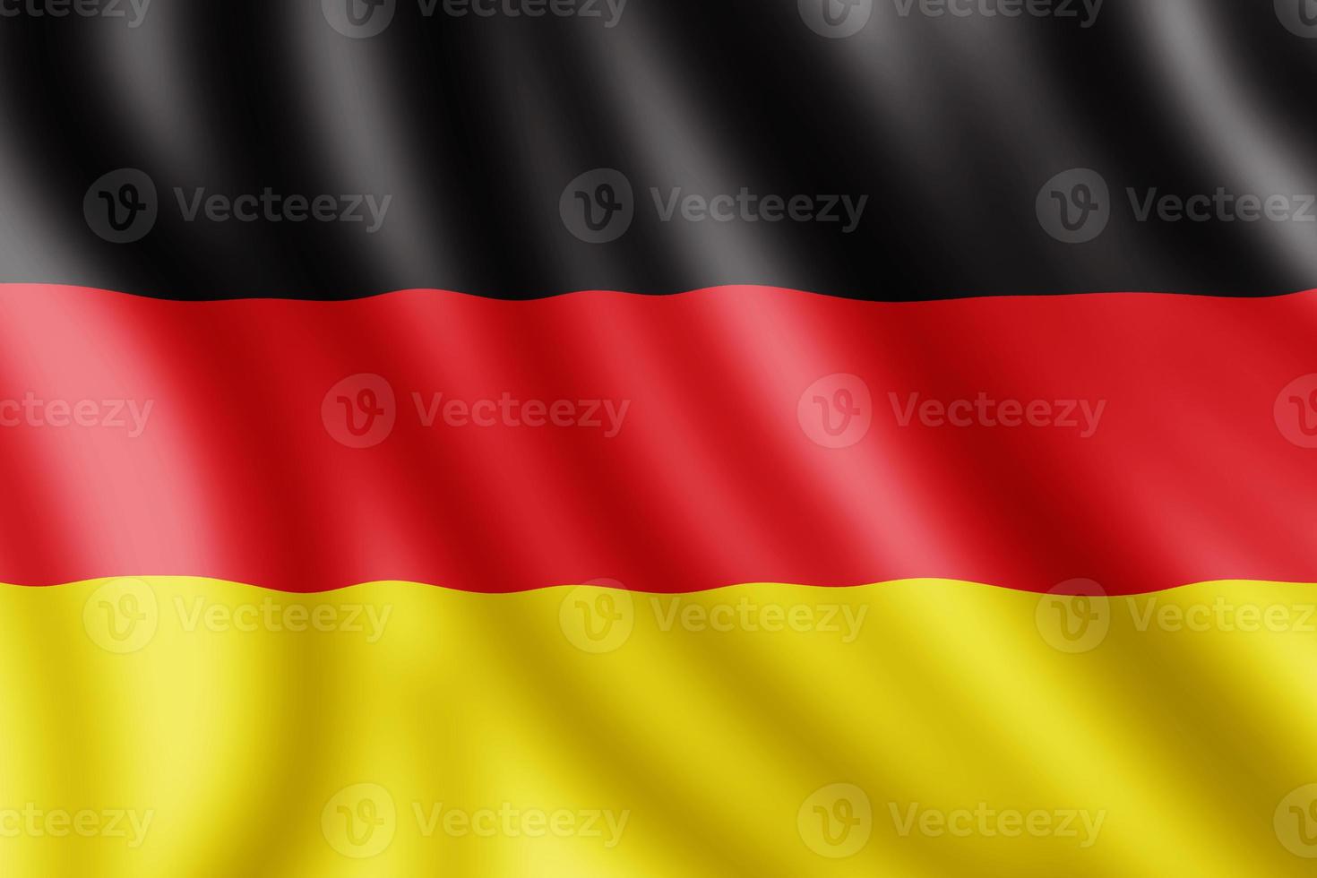 German flag, Realistic illustration photo