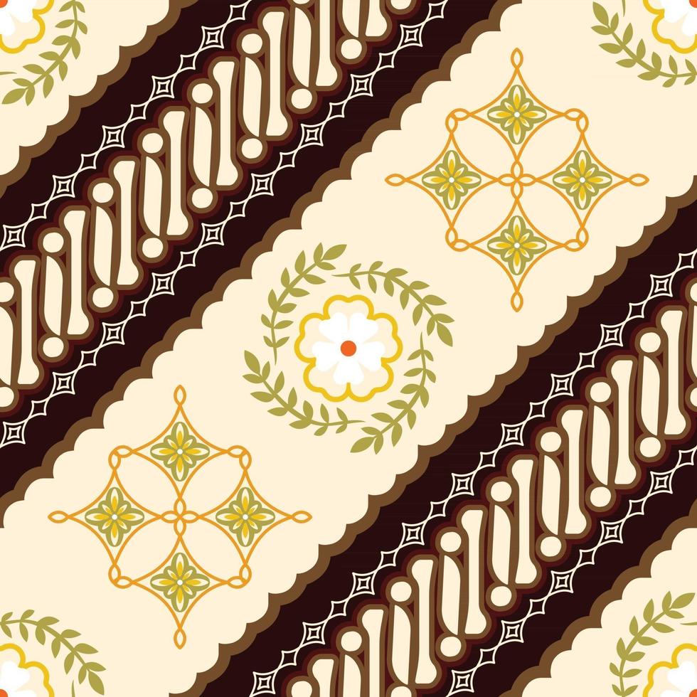 Batik Parang Seamless Pattern vector