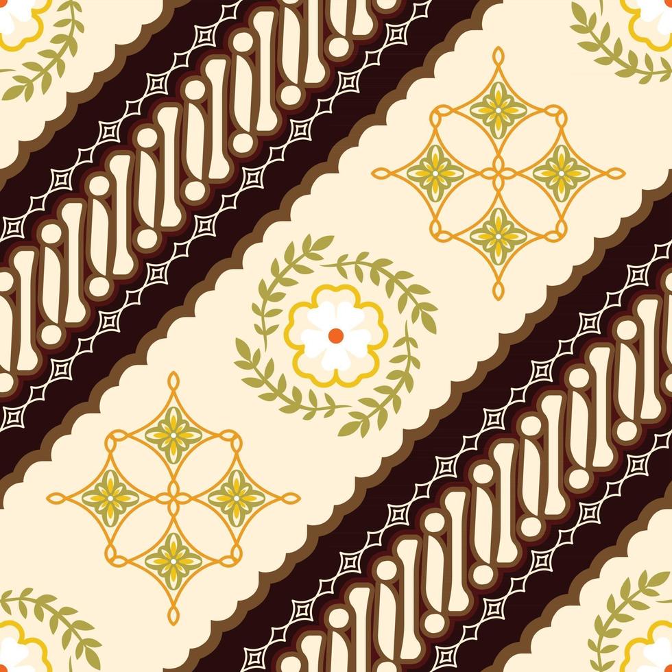 Batik Parang Seamless Pattern vector