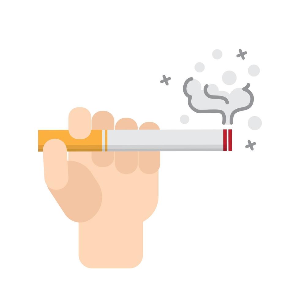 No smoking. smoking cigarette vector