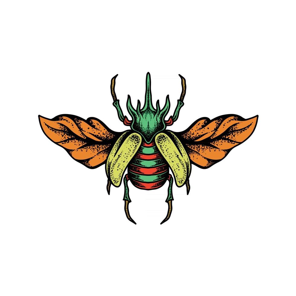 diseño de dibujo de insectos vector